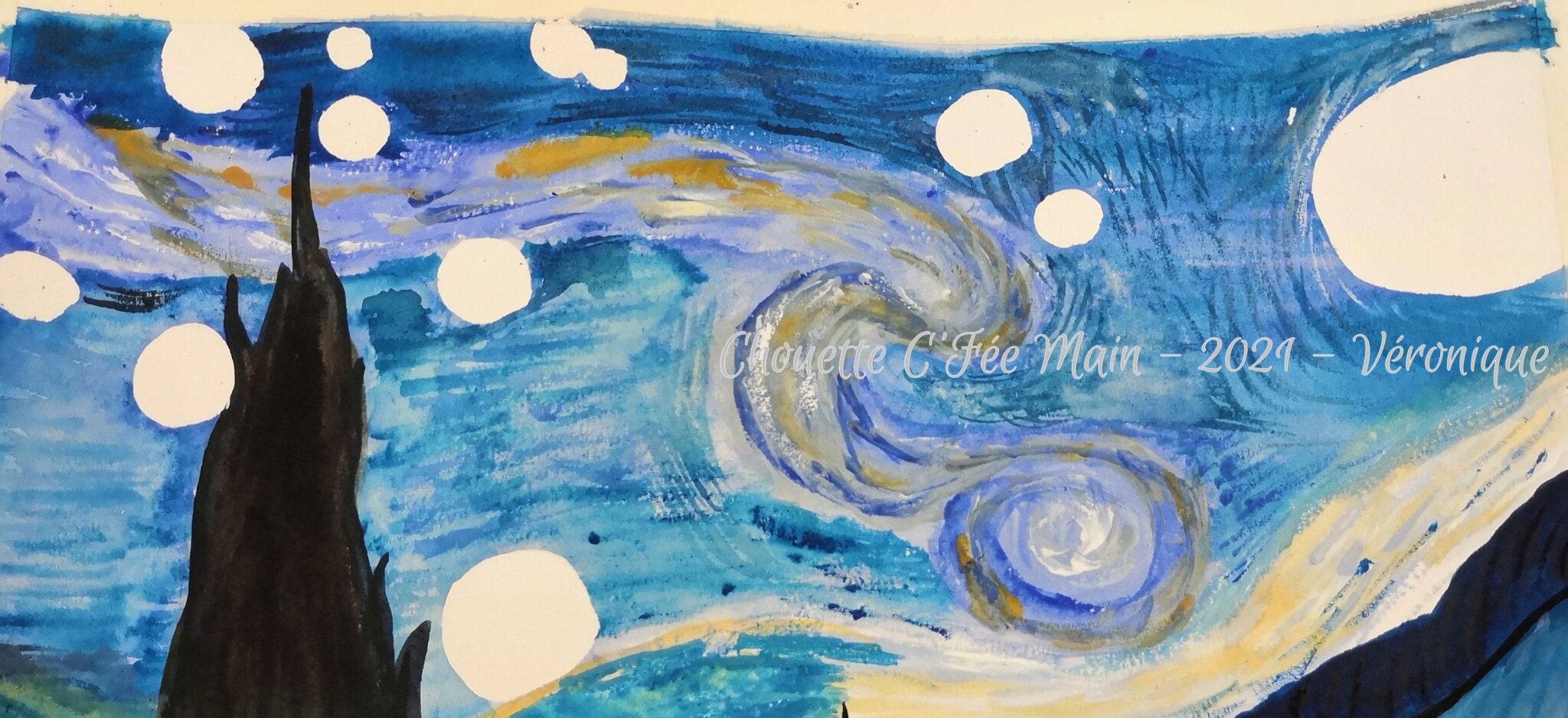 « La Nuit étoilée » de Van Gogh revisitée – Chouette C'Fée Main